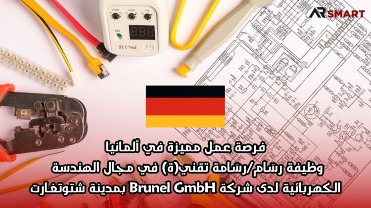 فرصة عمل مميزة في ألمانيا: وظيفة رسّام/رسّامة تقني(ة) في مجال الهندسة الكهربائية لدى شركة Brunel GmbH بمدينة شتوتغارت