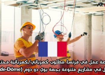 فرصة عمل في فرنسا: مطلوب كهربائي/كهربائية محترف للعمل في مشاريع متنوعة بجهة بوي دو دوم (Puy-de-Dôme)