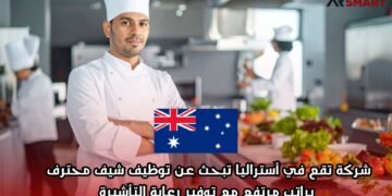 شركة تقع في أستراليا تبحث عن توظيف شيف محترف براتب مرتفع مع توفير رعاية التأشيرة