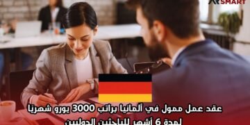 عقد عمل ممول في ألمانيا براتب 3000 يورو شهريًا لمدة 6 أشهر للباحثين الدوليين
