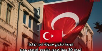 فرصة تطوع ممولة في تركيا لمدة 30 يومًا ضمن مشروع أوروبي مميز