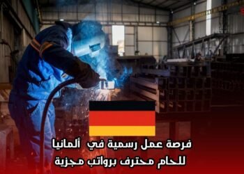فرصة عمل رسمية في ألمانيا للحام محترف برواتب مجزية