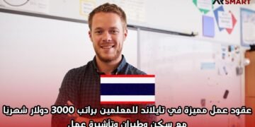 عقود عمل مميزة في تايلاند للمعلمين براتب 3000 دولار شهريًا مع سكن وطيران وتأشيرة عمل