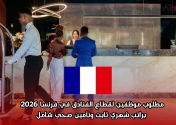 دليل العمل في فرنسا 2026: فرص توظيف بقطاع الفنادق براتب 1878 يورو ومزايا شاملة