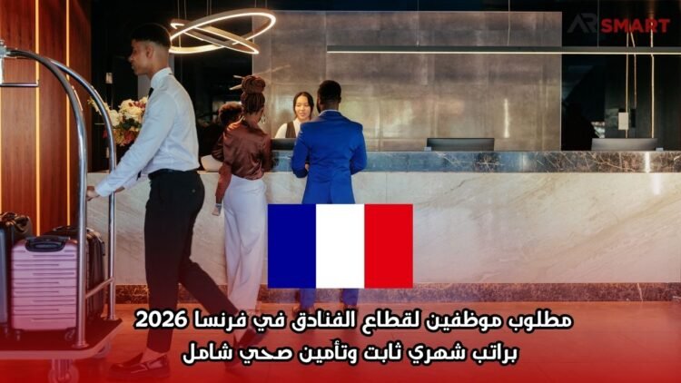 دليل العمل في فرنسا 2026: فرص توظيف بقطاع الفنادق براتب 1878 يورو ومزايا شاملة