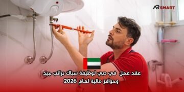 ‫عقد عمل  في دبي لوظيفة سباك براتب جيد وحوافز مالية لعام 2026‬